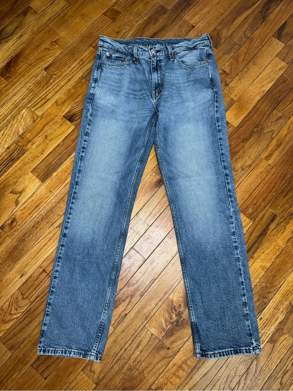 Levi's Light Blue Straight Leg Jeans - 514 Style, 30x32